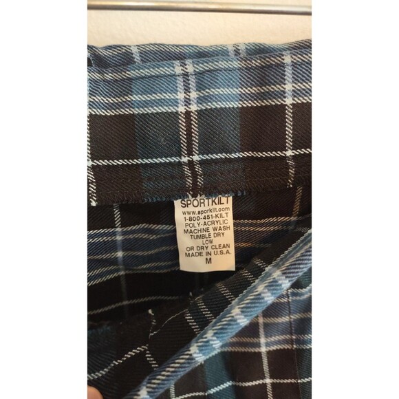 Women's Sport Kilt Scottish Blue Mini Kilt Medium - Picture 3 of 7